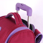 Mochila C/carro Elf 6445A Fucsia 46Cm Abertura En U